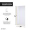 Anzzi Veil 74 in. x 34 in. Frosted Glass Shower Screen Shower Door in Brushed Gold SD-AZFL06001BGF - alternate 2